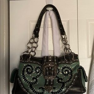 Western concealed carry purse